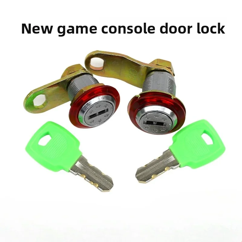 New Coin Operated Arcade Game Door Lock With Same General Open Key Replacement Accessories for Claw Machine