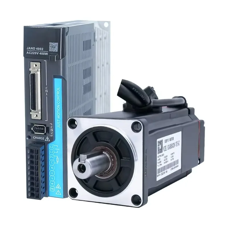 60JASM504230K-17B-SC+JAND4002-20B China Factory 220V 1.27N.m 3000rpm AC Servo Motor and Drive 400W with Brake