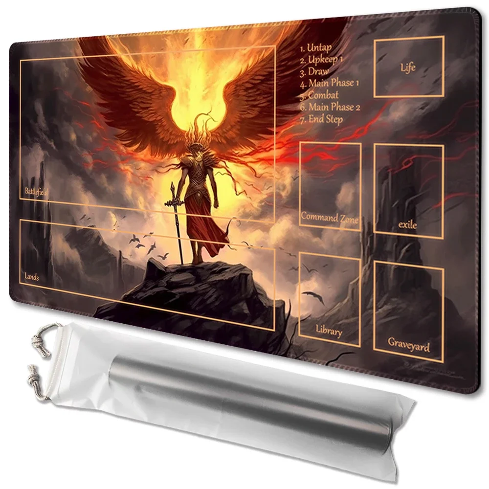 

Seraphina- Board Game MTG Playmat Table Mat Game Size 60X35 CM Mousepad Compatible for TCG CCG