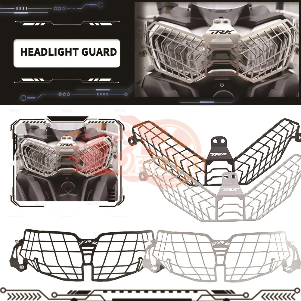 

Защита фар для Benelli TRK 502 X TRK502X TRK502 2023 2022 2021 2020 2018 2019 Защитная крышка для мотоцикла, решетка