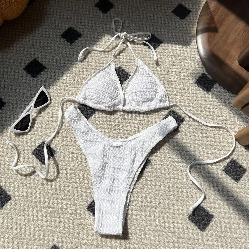 Ideal For Beach And Pool L Bust 90-95cm, Waist 71-76cm, Hips 96-101cm Casual Swimwear Drawstring Swimsuit Clothing For Female