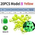 B20pcs yellow5X4