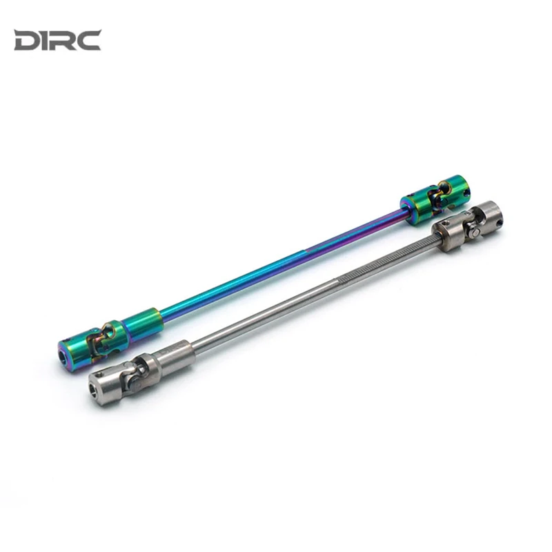 

1pcs Metal Titanium Alloy Drive Shaft for 1/10 RC Crawler Car Traxxas TRX4 Defender TRX6 AXIAL SCX10 II 90046 RC4WD D90 Diy