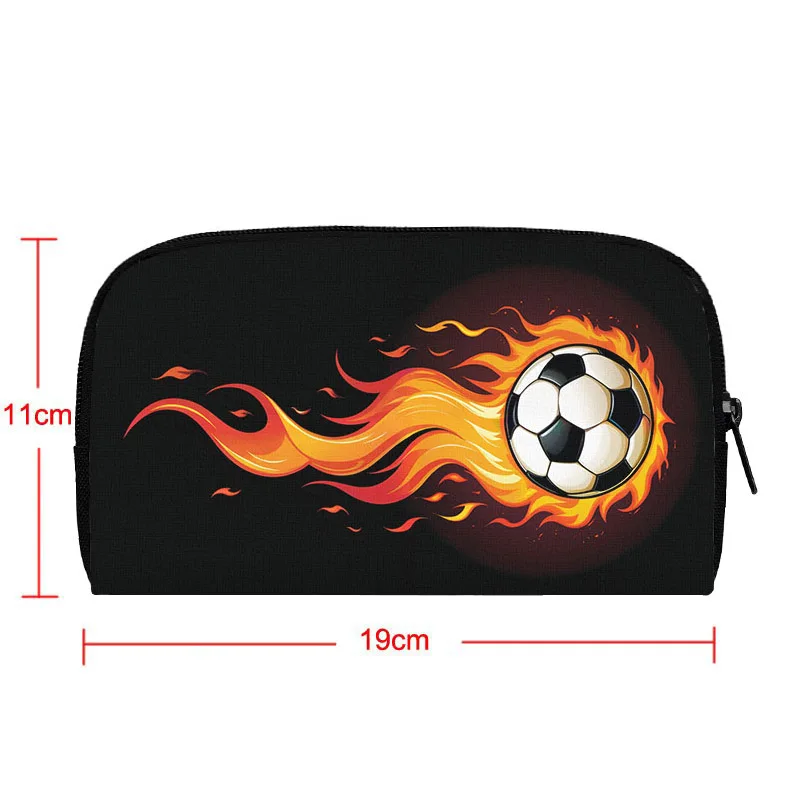 Ball with Fire Wallets Basketball Football Hockey Puck Tennis Sport Coin Money Bags ID Credit Card Holder Creative Balls Gift