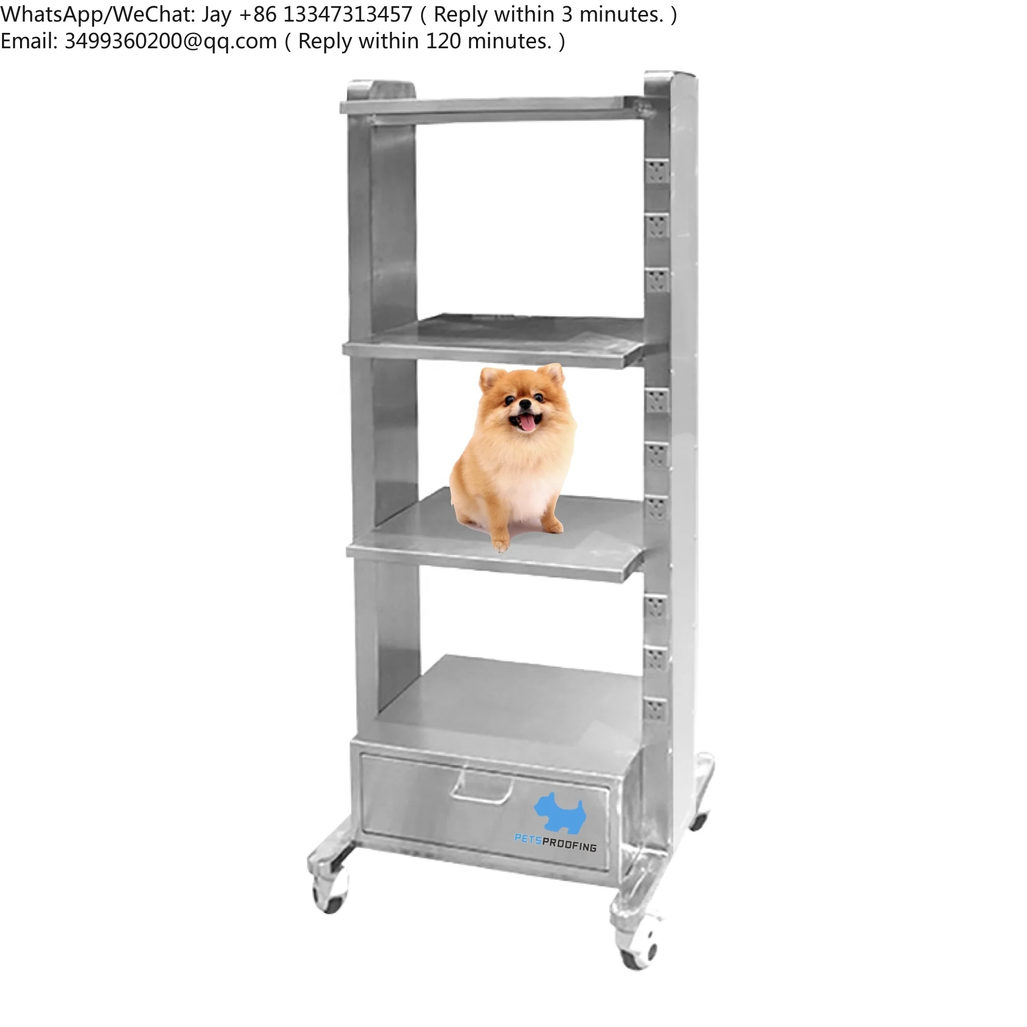 

Petsproofing 4 Layer Dental Mobile Medical Equipment Veterinary Instrument Diagnosis Properties Petsafe for Hospitals Clinics