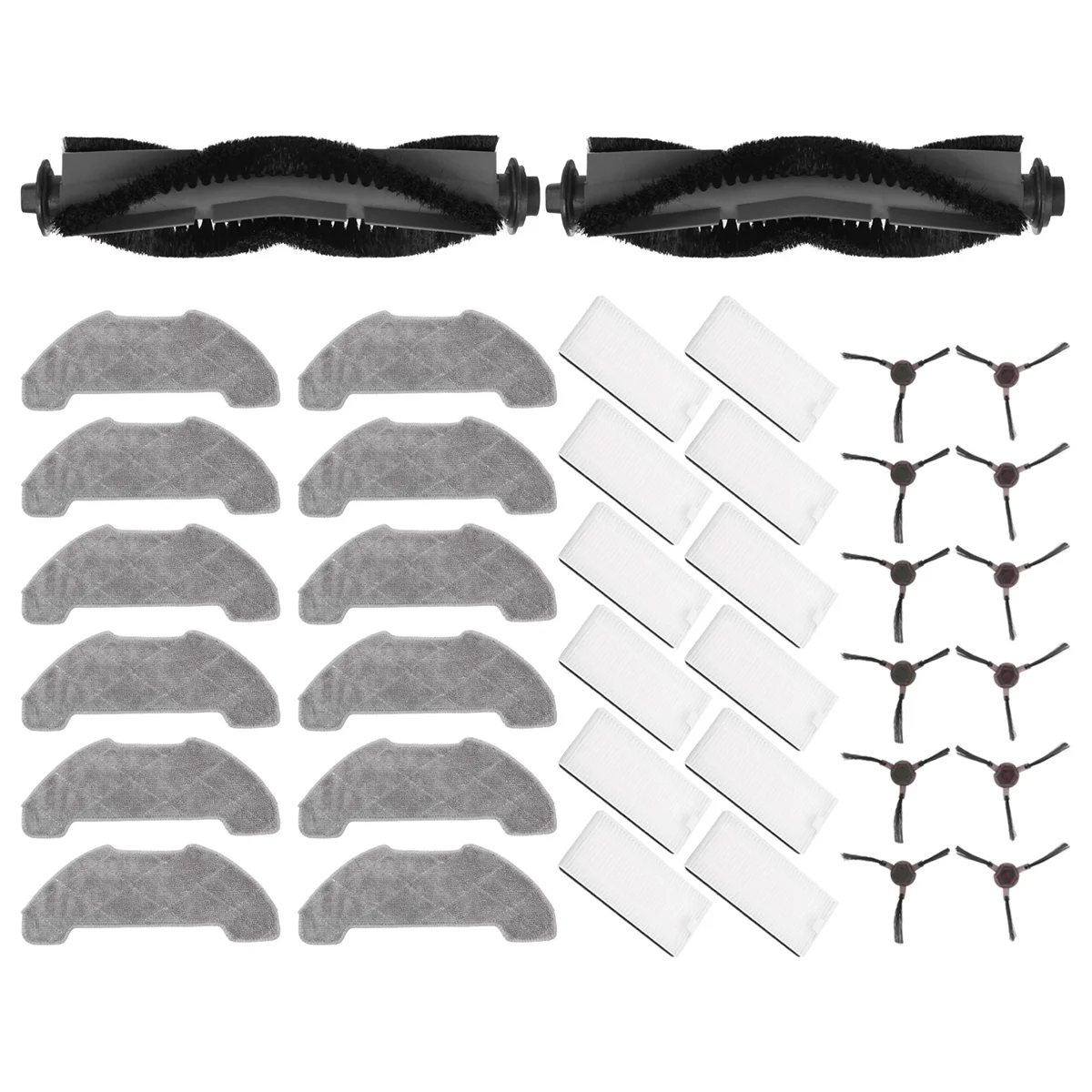 Für P30 / P20 Roboter Staubsauger Ersatzteile Hauptwalze Seitenbürste Hepa-Filter Mopp Tuch