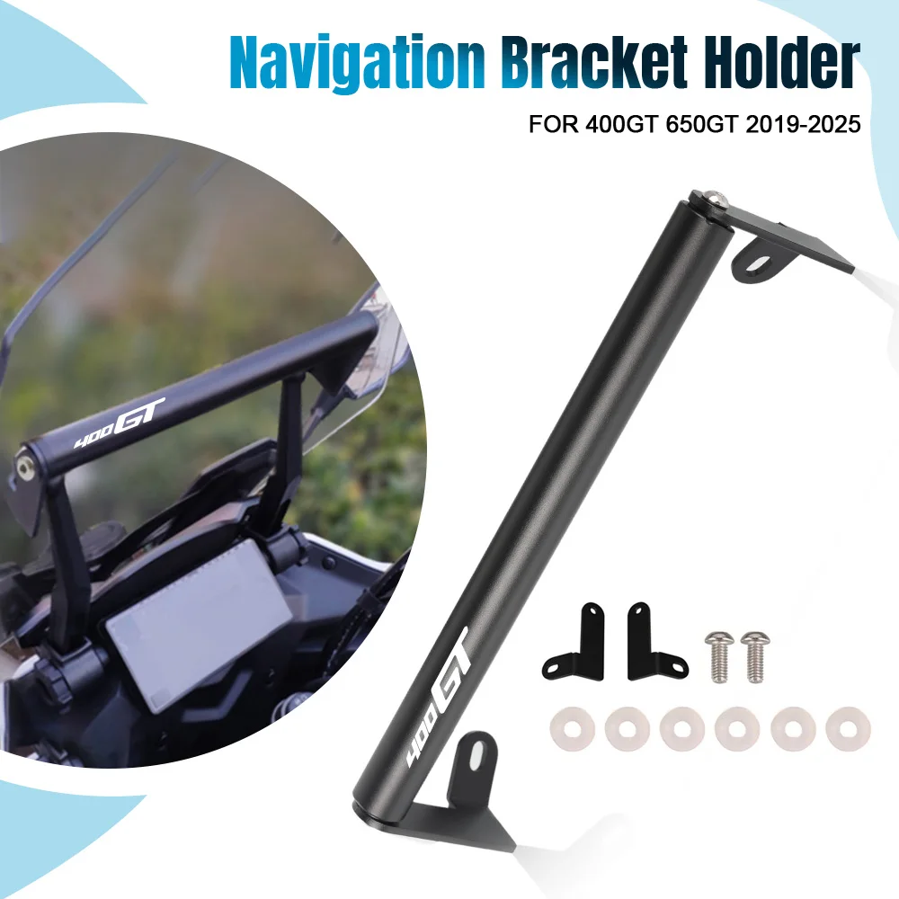 

Motorcycle Mobile Phone Holder Stand Support GPS Navigation Bracket For CFMOTO 400GT 650GT 2019 2020 2021 2022 2023 2024 2025
