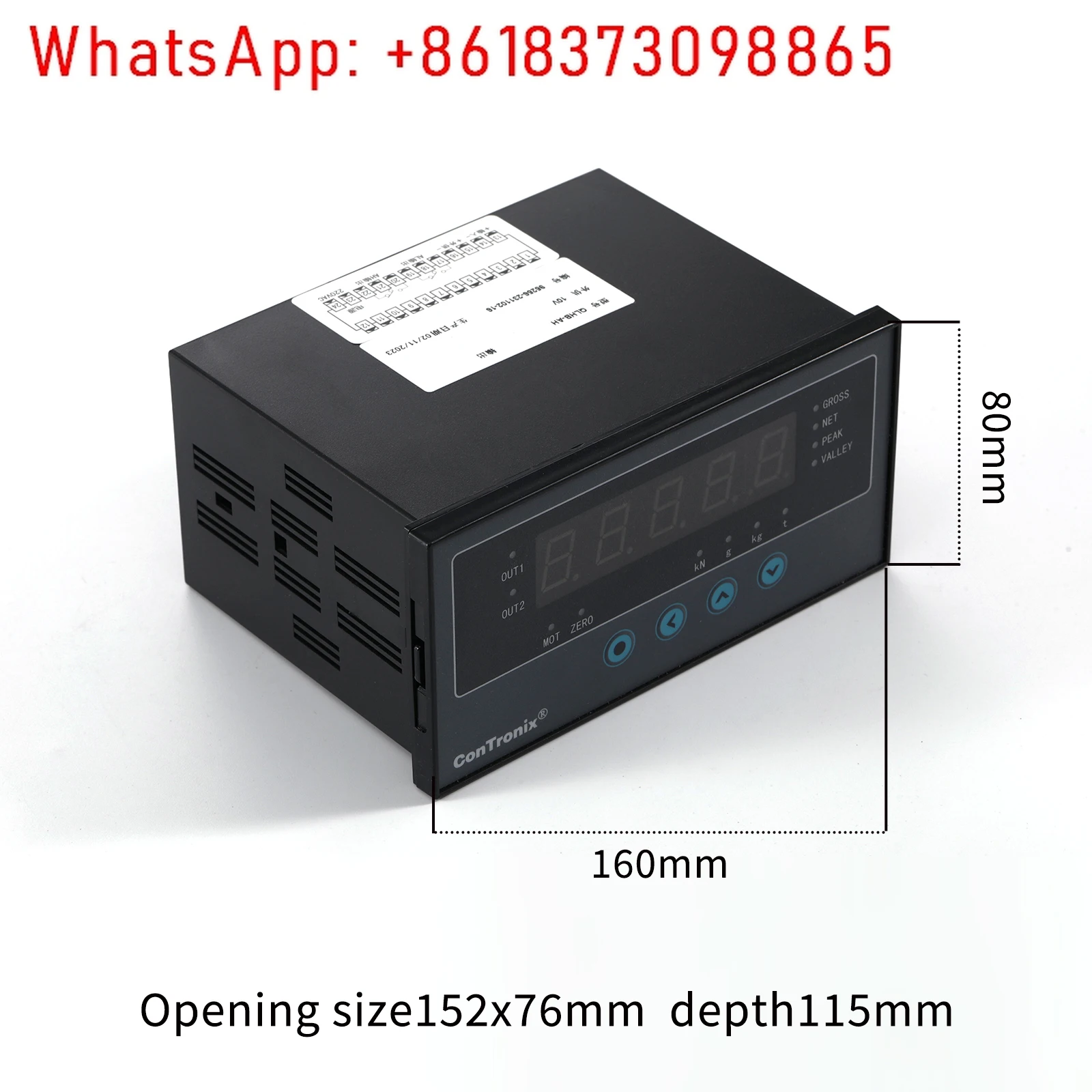 Load Cell Sensor Indicator Display Amplifier Transmitter Input 0.8-2.5mV/V AC100-240V