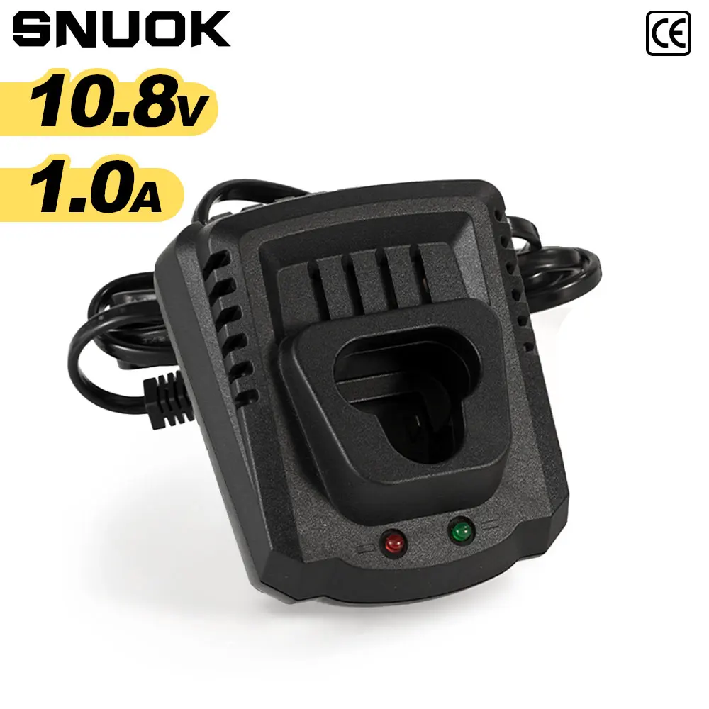 

SNUOK 10,8 В зарядное устройство для электроинструмента, электрический гаечный ключ и дрель, литиевая батарея, портативное быстрое зарядное устройство для батареи Makita 10,8 В