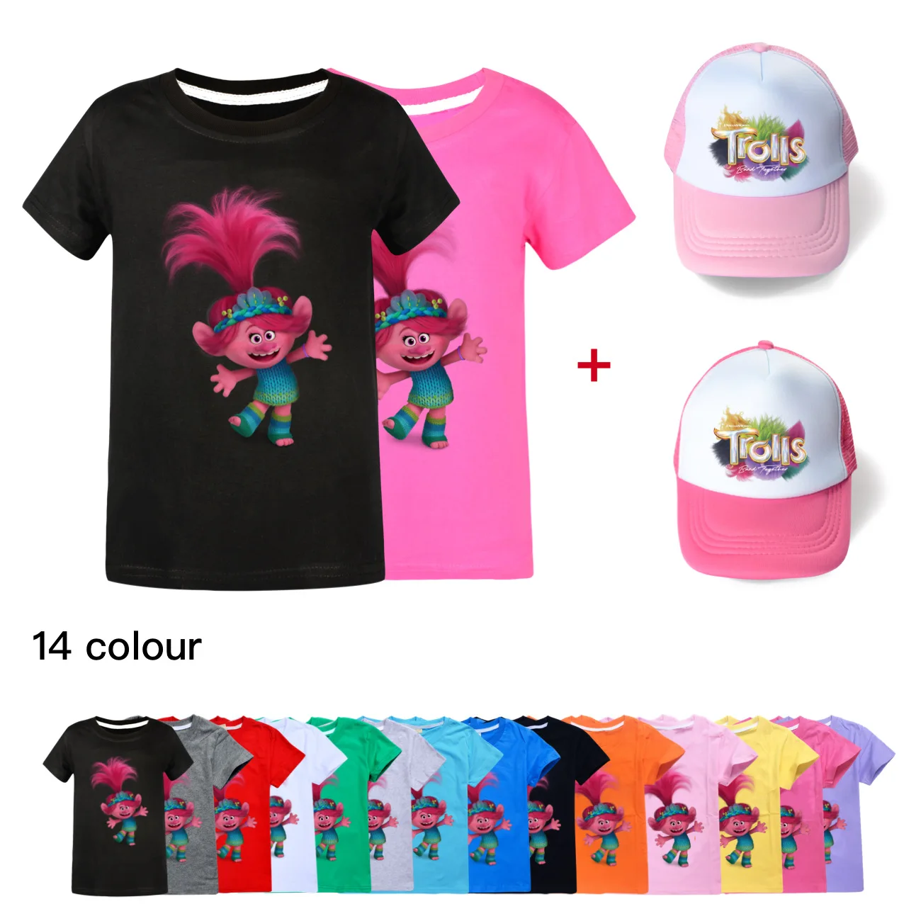 

Kawaii Cartoon Fantasia Balloon T Shirt Kids Casual T-Shirt Baby Girls Short Sleeve Cotton Tops Boys Clothes Children's Clothing