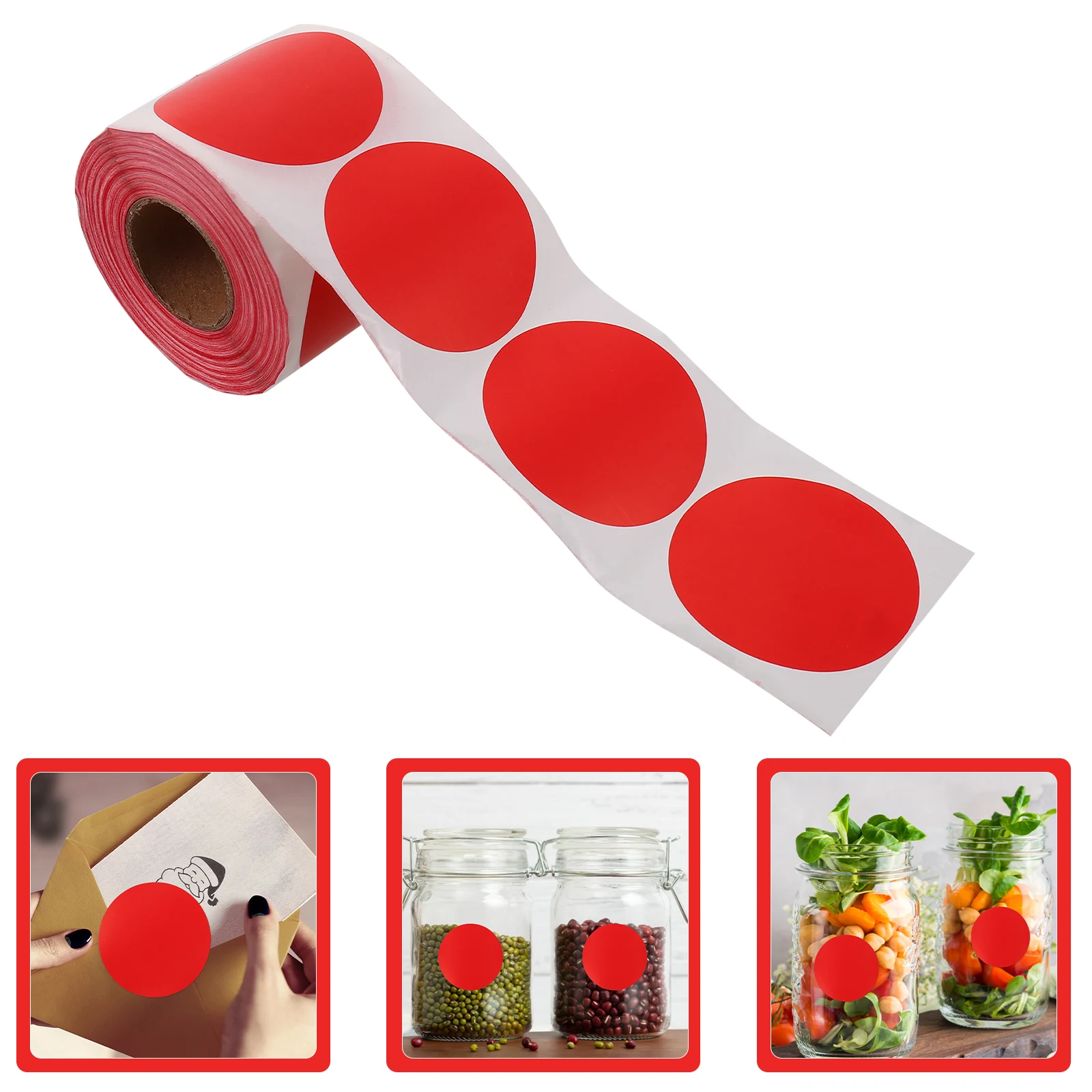 Круглые точечные наклейки 65x65 мм, разноцветные этикетки, бумажные клейкие маркировочные этикетки для домашнего офиса, школьные проекты, подарки