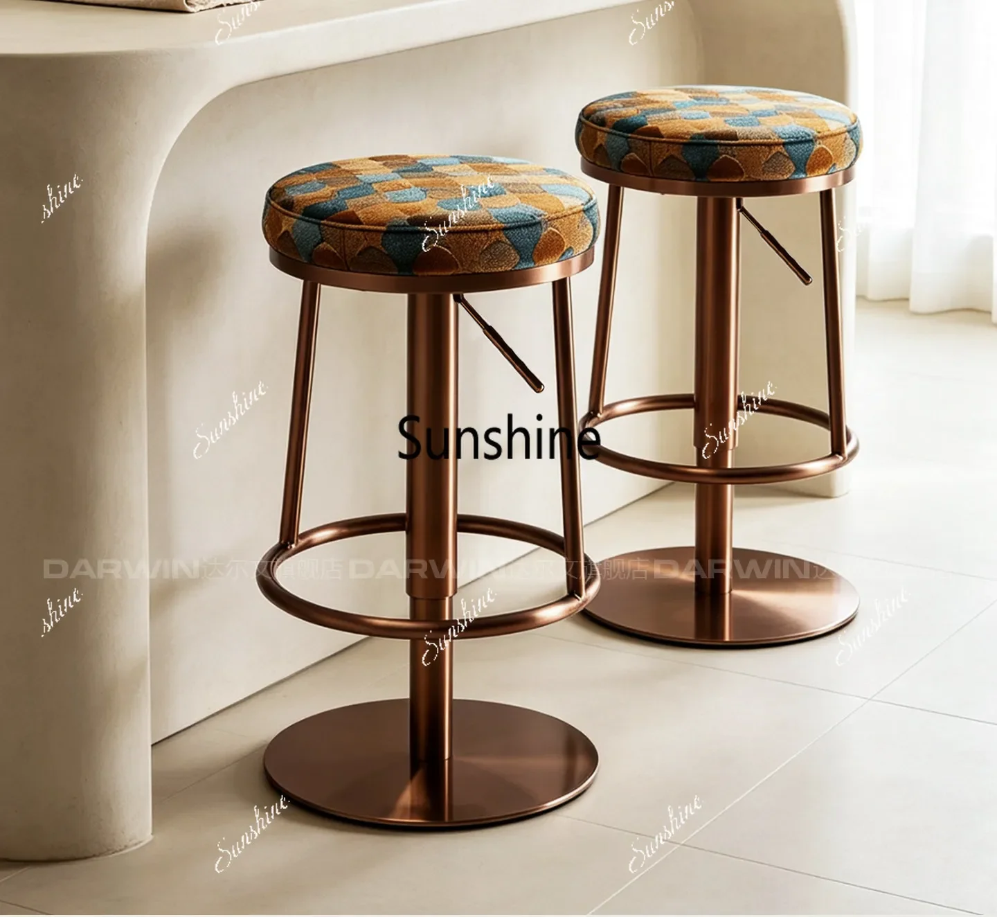 Rotating bar chair, can lift home front desk chairTJ