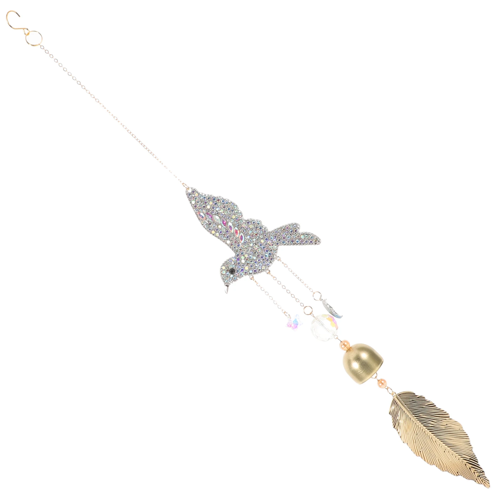 

Crystal Wind Chime Home Decor Suncatcher Bird Hanging Windchime Ornament for Window Bells Garden Ornaments The