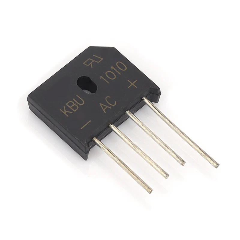 KBU606 KBU608 KBU610 KBU806 KBU808 KBU810 KBU1510 KBU2510 KBU3510 Flat Rectifier Bridge Diode 1/5/10 Pcs Electronic Component