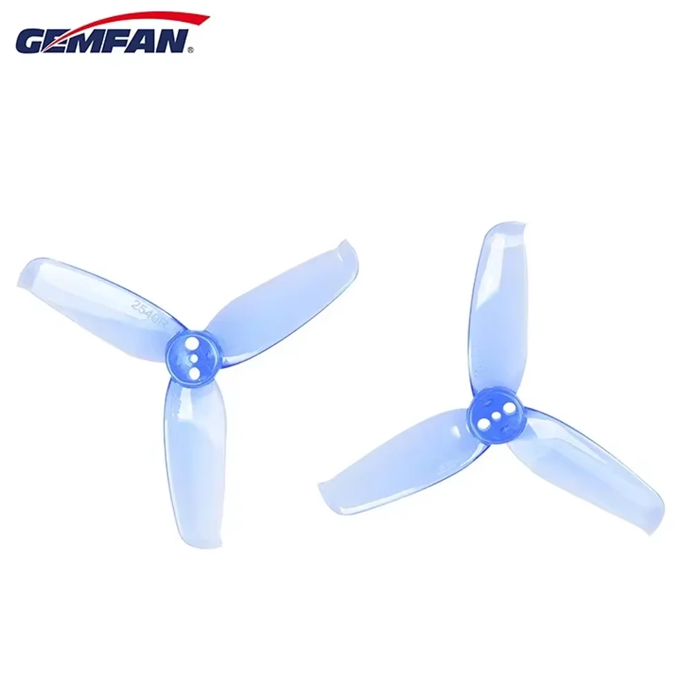 4 أزواج من المروحة GEMFAN Flash 2540 2.5x4 2.5 بوصة 3-Paddle مع فتحة تركيب 1.5 مم لطائرة بدون طيار FPV حرة