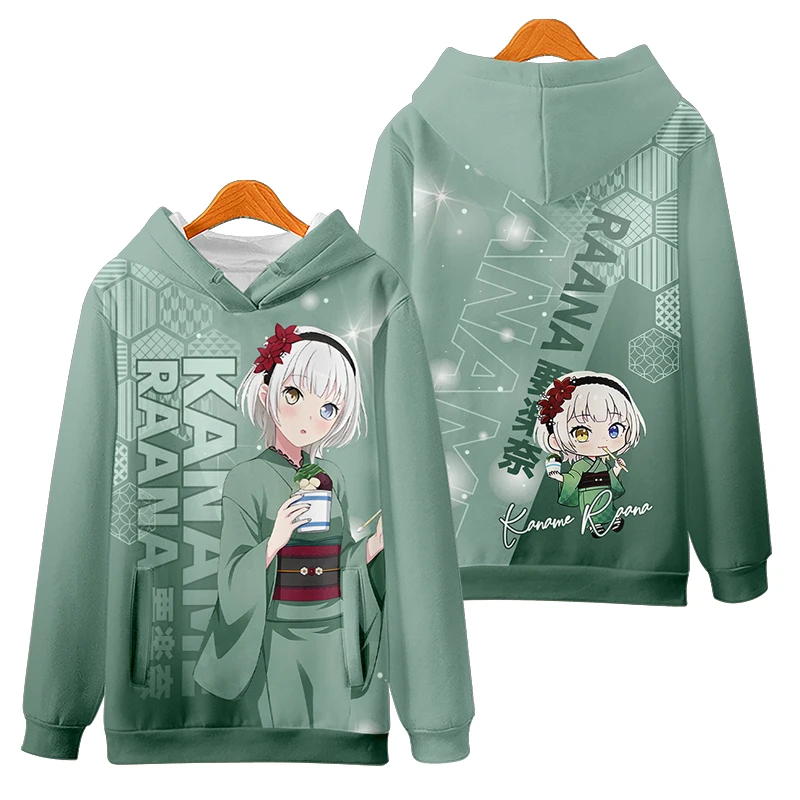 حلم MyGO BanG! 5-شخص فتاة الفرقة أنيمي هوديس ثلاثية الأبعاد طباعة الرجال النساء طويلة الأكمام البلوز الخريف/الشتاء البلوز Y2k رياضية #4