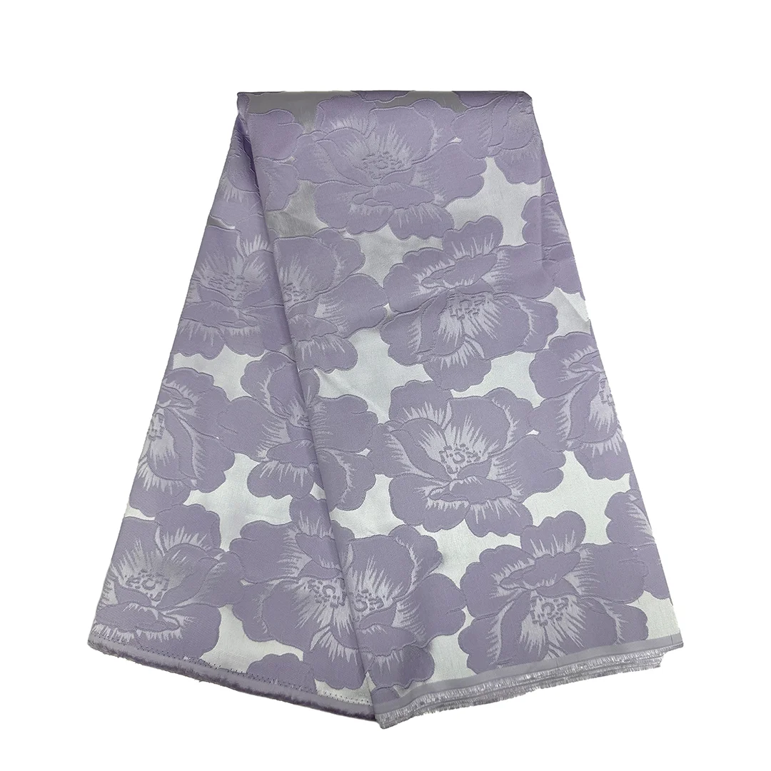 Women Brocade Lace Fabric African High Quality Jacquard Fabric 5 Yards Organza Lace Fabric For Luxury Wedding Party Dresses