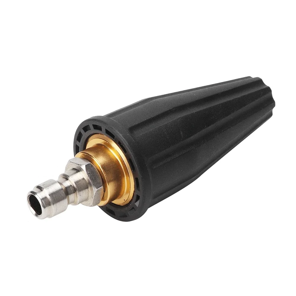 Rotating pressure nozzle 1/4 inch quick connector, high hardness, stable performance,cleaning nozzle, high-pressure rotating gun