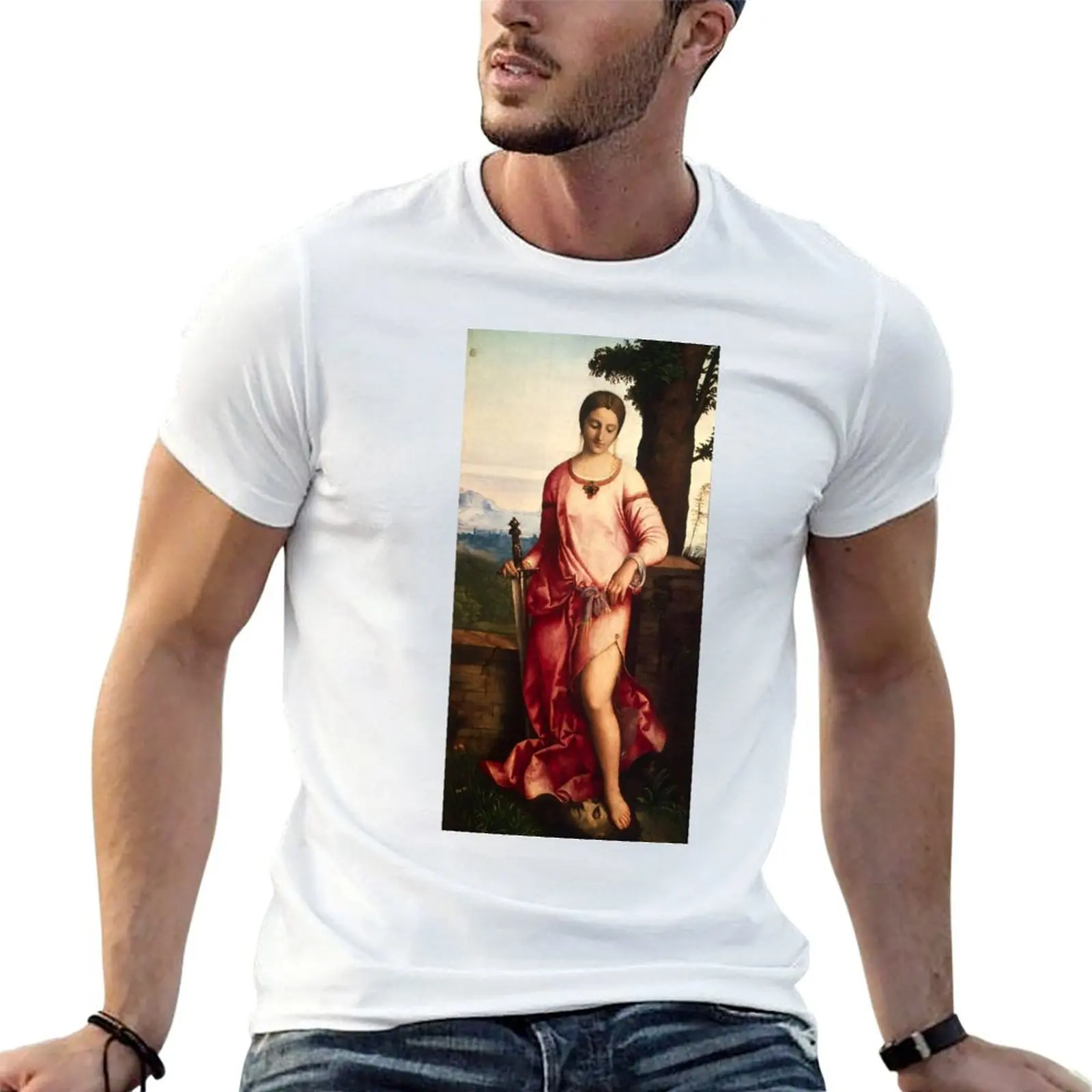 

Giorgione Judith T-Shirt man t shirt cotton high quality man tshirt T-Shirt