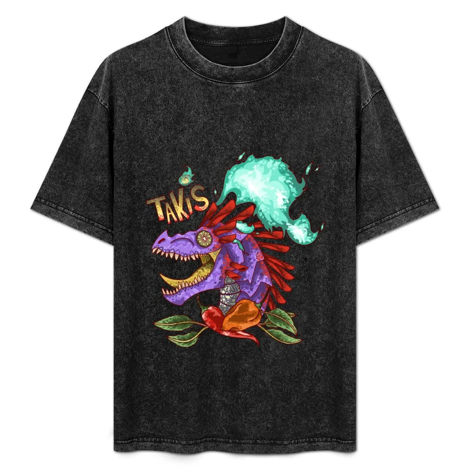 

Takis Dragon T-Shirt Plus Size Workout Short Sleeve Top