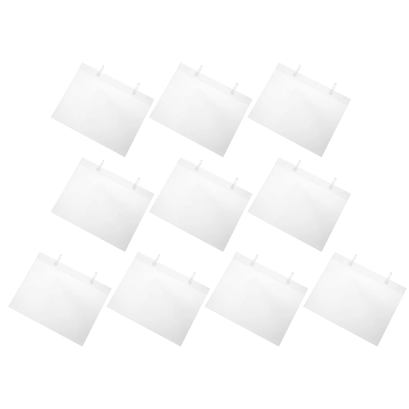 

10 Pcs Price Set Cover Label Covers for Shelves Envelopes Retail Ring Shopping