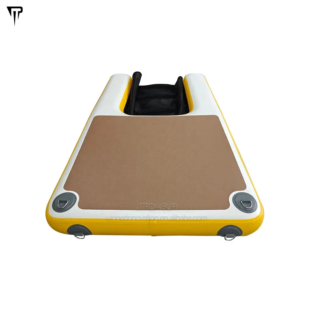 JTRDA inflatable portable anti-slip telescopic folding small dog ladder stairs pet ramps pool water for sup boat board