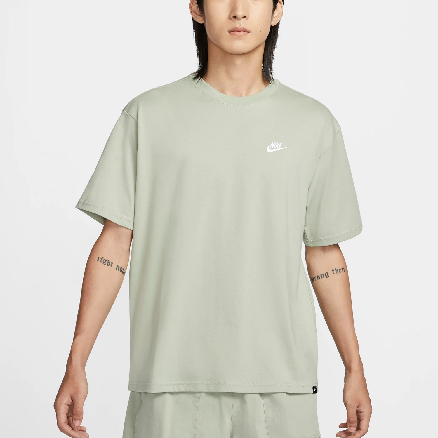 

Nike Official 2024 New Men's Round Neck Loose Breathable Short Sleeve T-Shirt FV0376-370