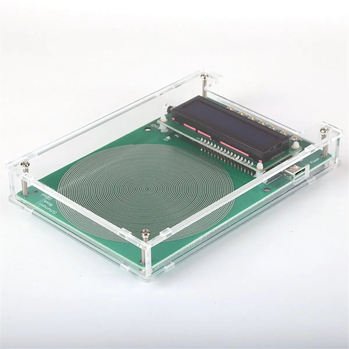 A72U 0.1-99999Hz Resonance Generator with Antenna Plate Adjustable Frequency Healing Device Sine Wave Generator