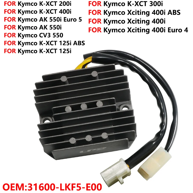 

Voltage Regulator Rectifier For Kymco K-XCT 200i 125i 300i 400i AK 550i CV3 550 Xciting 400i 400S 31600-LKF5-E00