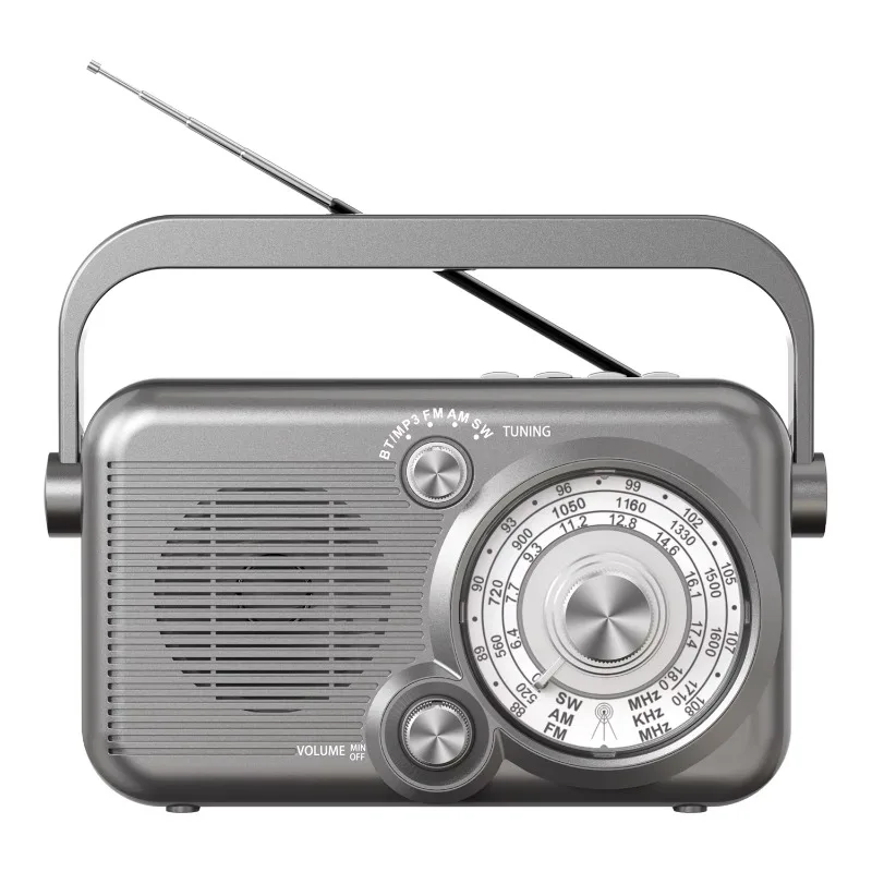 

The new retro full-band radio Bluetooth audio supports TF card/USB flash drive /AUX input/Bluetooth 5.3 speakers.