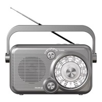 The new retro full-band radio Bluetooth audio supports TF card/USB flash drive /AUX input/Bluetooth 5.3 speakers.