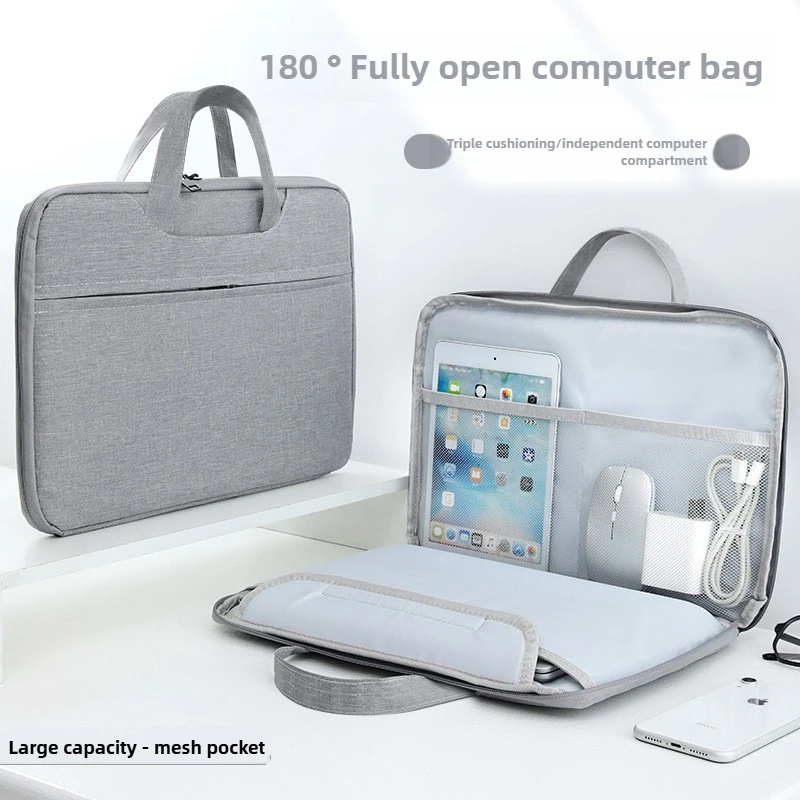 

Laptop Bag For Xiaomi Lenovo Dell HP Notebook Computer Laptop Sleeve Case For Macbook Air Pro 11 13 14.1 15 15.6 Inch Handle Bag