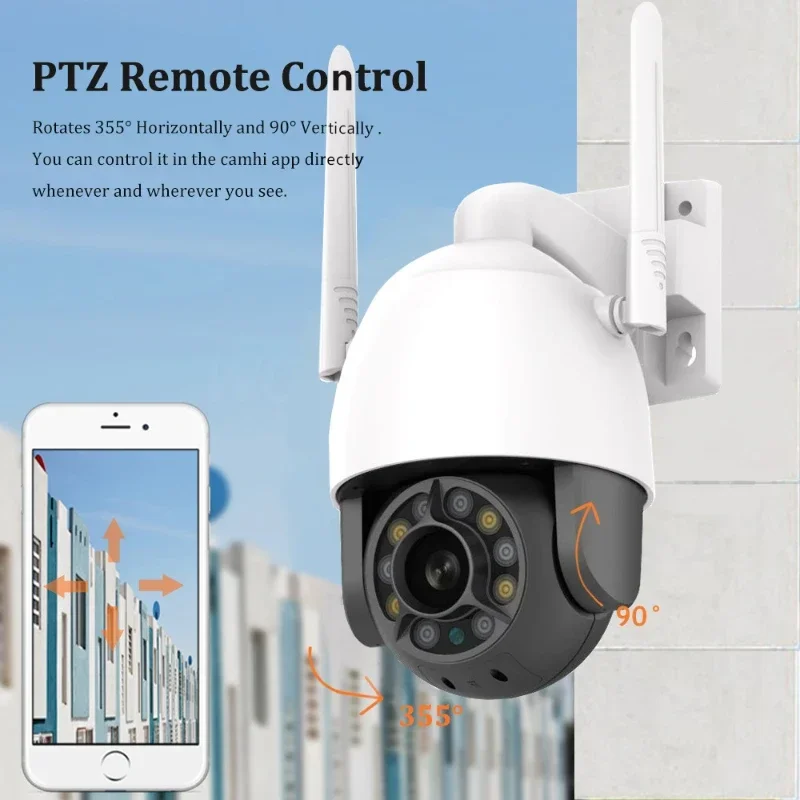 Tuya Smart 1080P Wifi Netwerkbewakingscamera IP-camera Outdoor Waterdicht beveiligingscamerasysteem