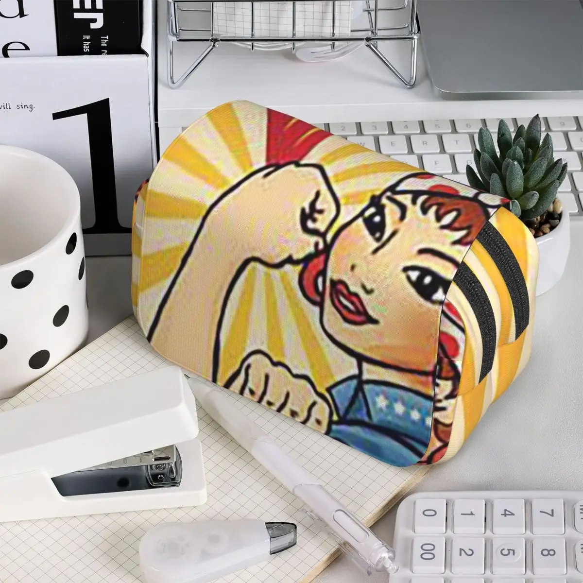 

Пенал для школьников Arepas Venezuela, сумка для ручек, канцелярских принадлежностей, держатель для ручек