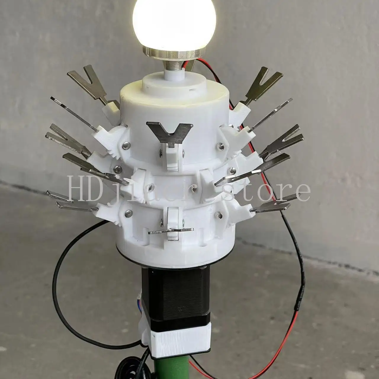 Homemade mechanical opening and closing flower machine, an excellent prop for wedding decorations, electric opening and closing