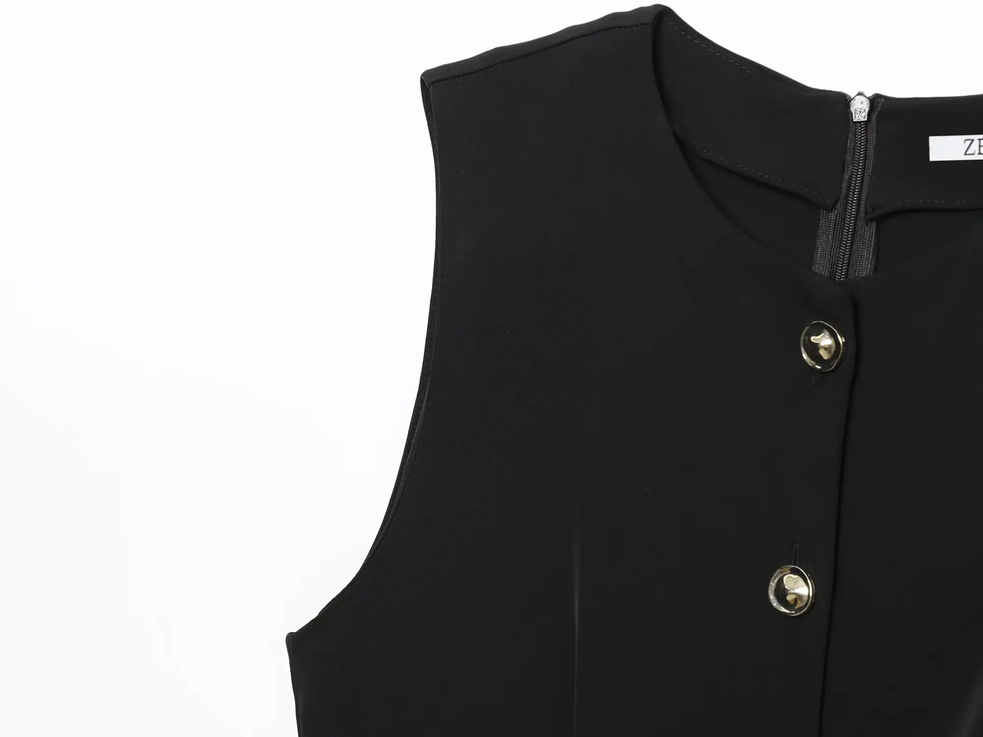 KONDALA Casual Estate Elegante Mini Body O-Collo Bottoni Telai Body Slim Senza Maniche Moda 2025 Chic Tuta Femminile