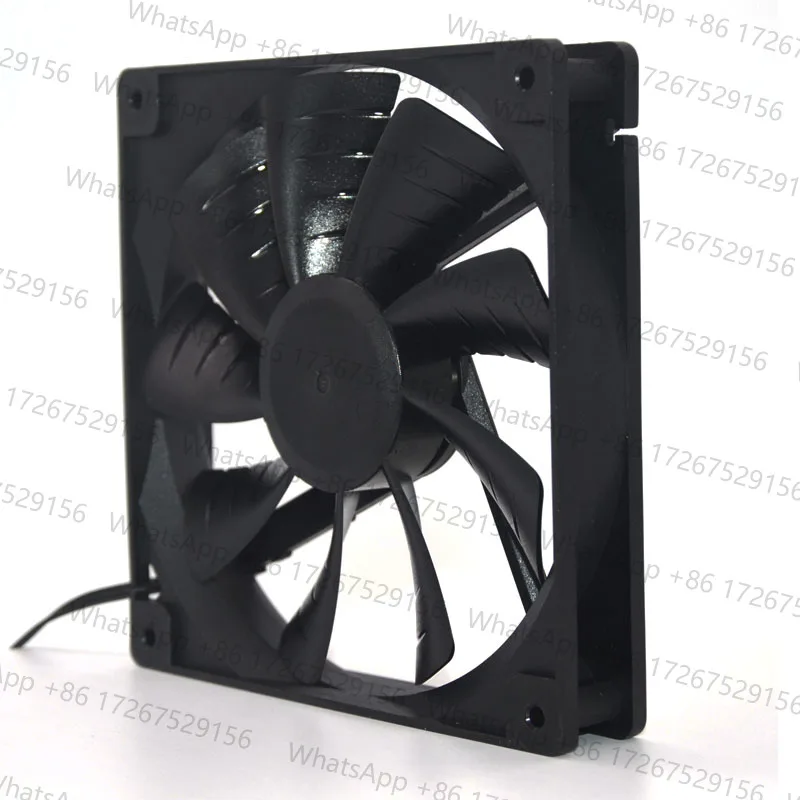 New 140mm Mute Cooling fan 14cm T1402512M-3M 140X25mm DC 12V 0.30A (0.18A) 1200RPM Mute Fans 3-pin Power Supply For EVGA