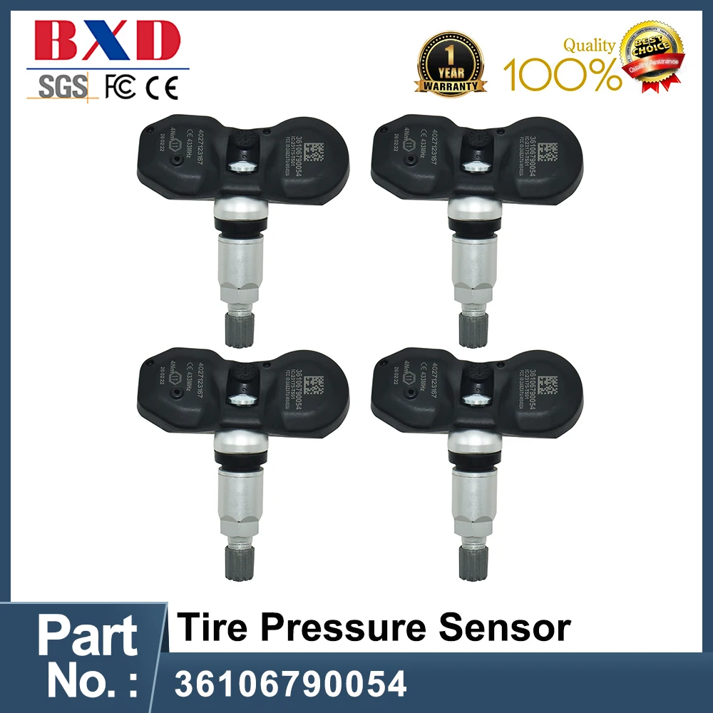 

1/4/8PCS 36106790054 TPMS Tire Pressure Sensor For Alpina 3 5 6 7 D3 D5 XD3 BMW 1 3 5 6 7 Series M1 X1 X3 X5 X6 Z Series Mini