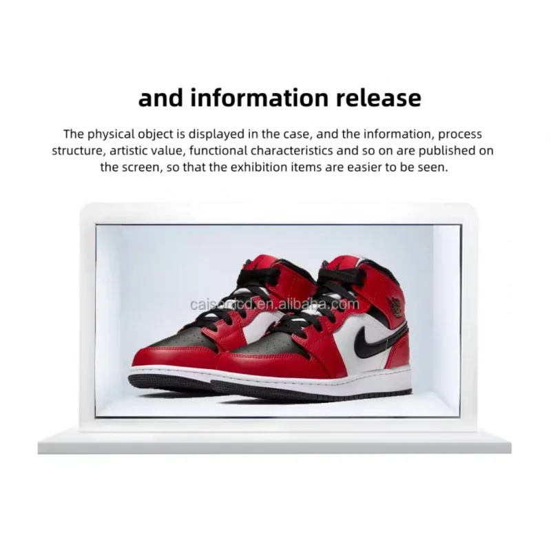 custom.10.1 Inches Transparent LCD 3D Display Stand Box Screen LCD Advertising Product Counter Showcase Retail Store I