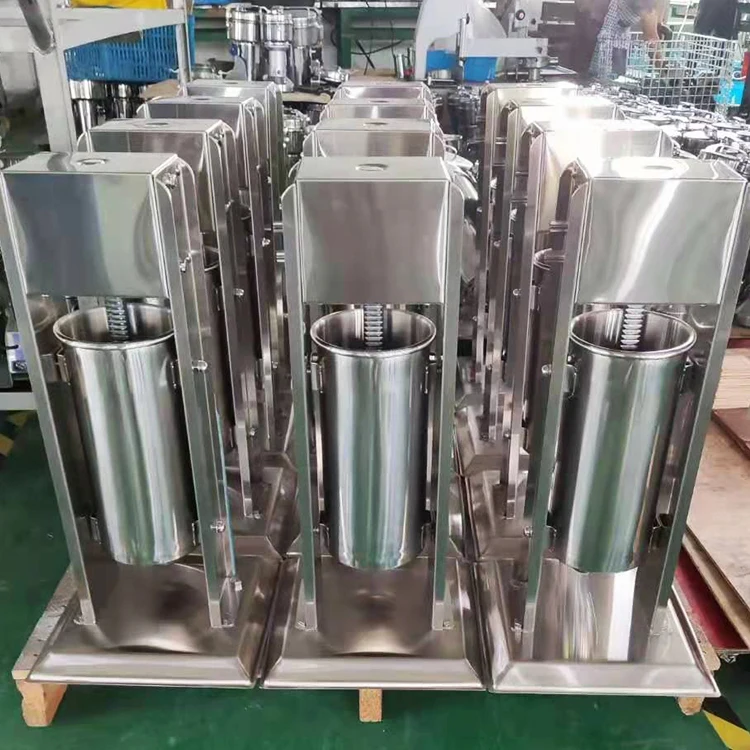 10L Manual Sausage Stuffer Filling Machine Stainless Steel Sausage Processing Machinery Easy To Use For Commercial Use