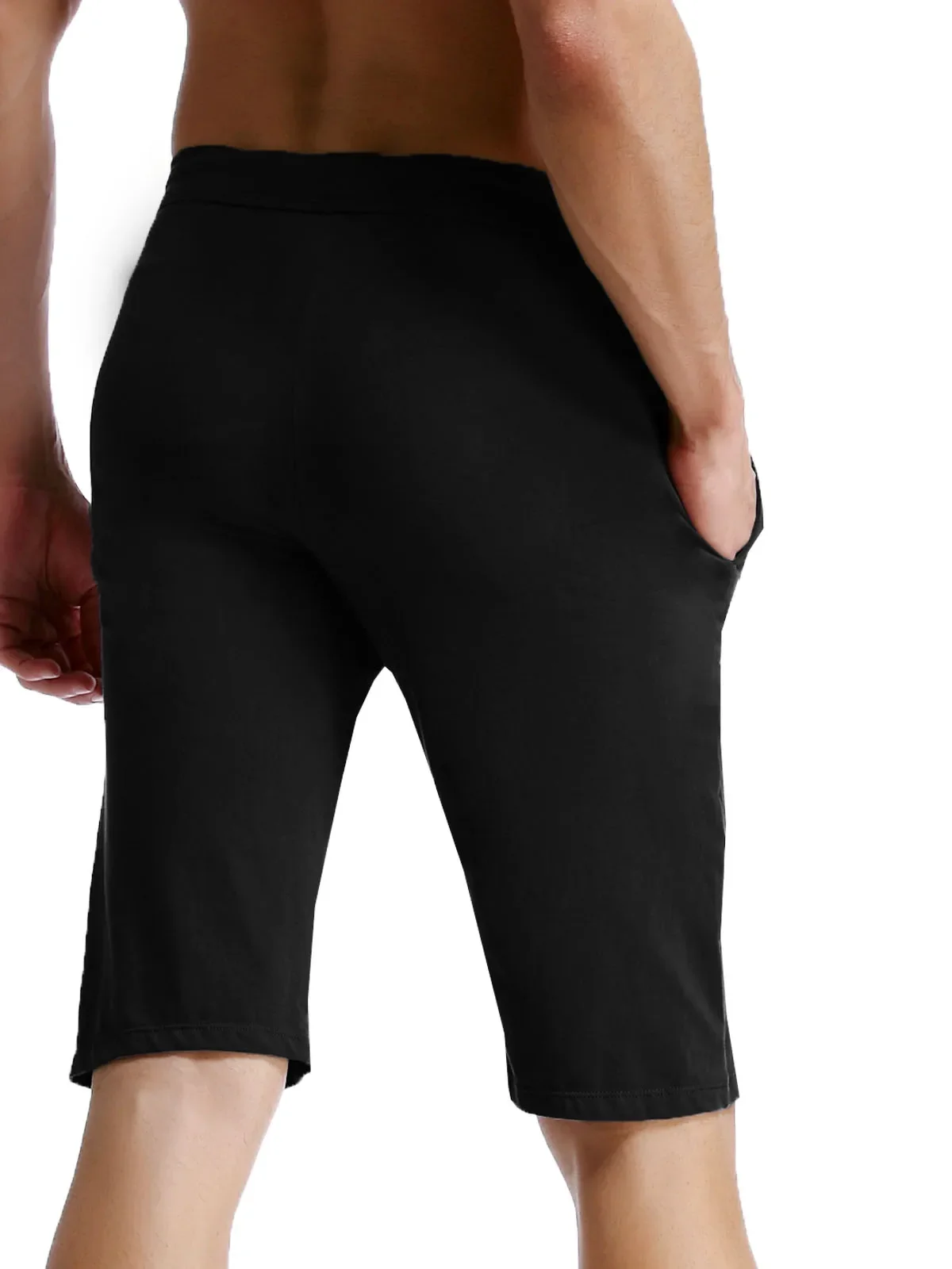 

5pc Thin five cent pants casual shorts men loose home pants men summer pajamas cotton leggings outside the home pants