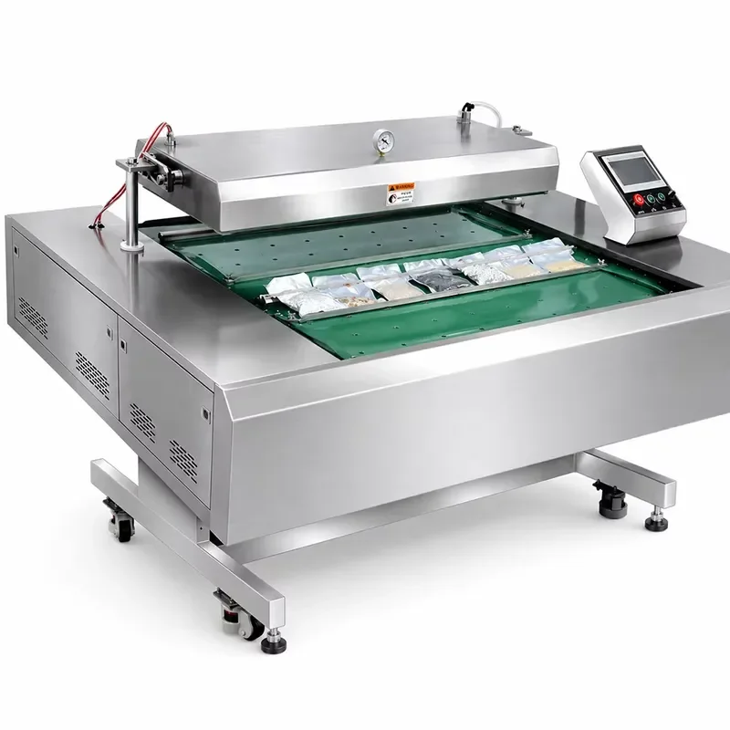 for Customized Electric Continuous Rolling Automatic High Yield Vacuum Packaging Machine for Beef Steak Frozen Food
