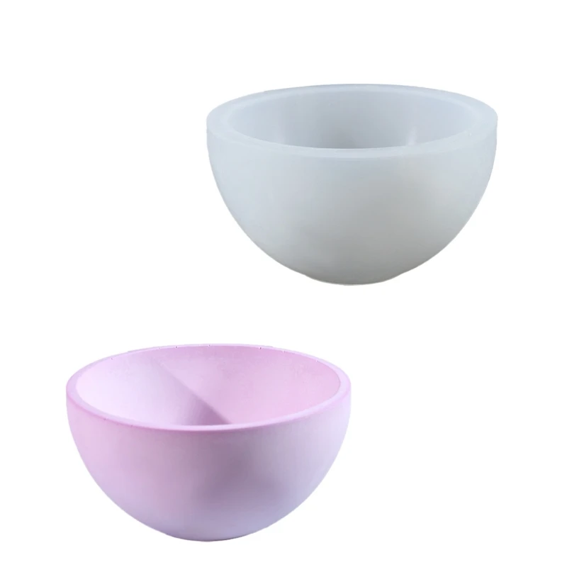 Handmade Fruit Storage Bowl Silicone Mold Easy Demold Epoxy Resin Mould for Tableware Elegant Tabletop Home Decoration