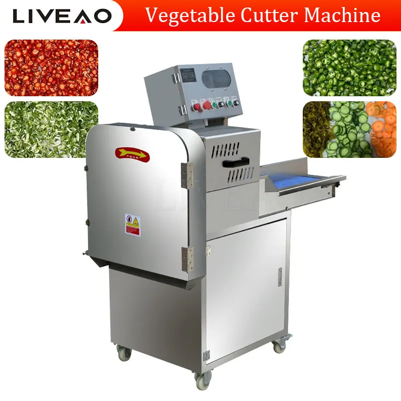 Electric Parsley Leek Green Onion Cucumber Cabbage Vegetable Fruit Slicer Cutting Machine Leaf Vegetable Cutter