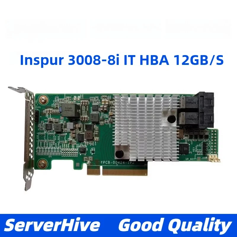 Inspur 3008 LSI9300-8i 12Gb SAS channel IT pass-through card, supports 16T YZCA-00424-103