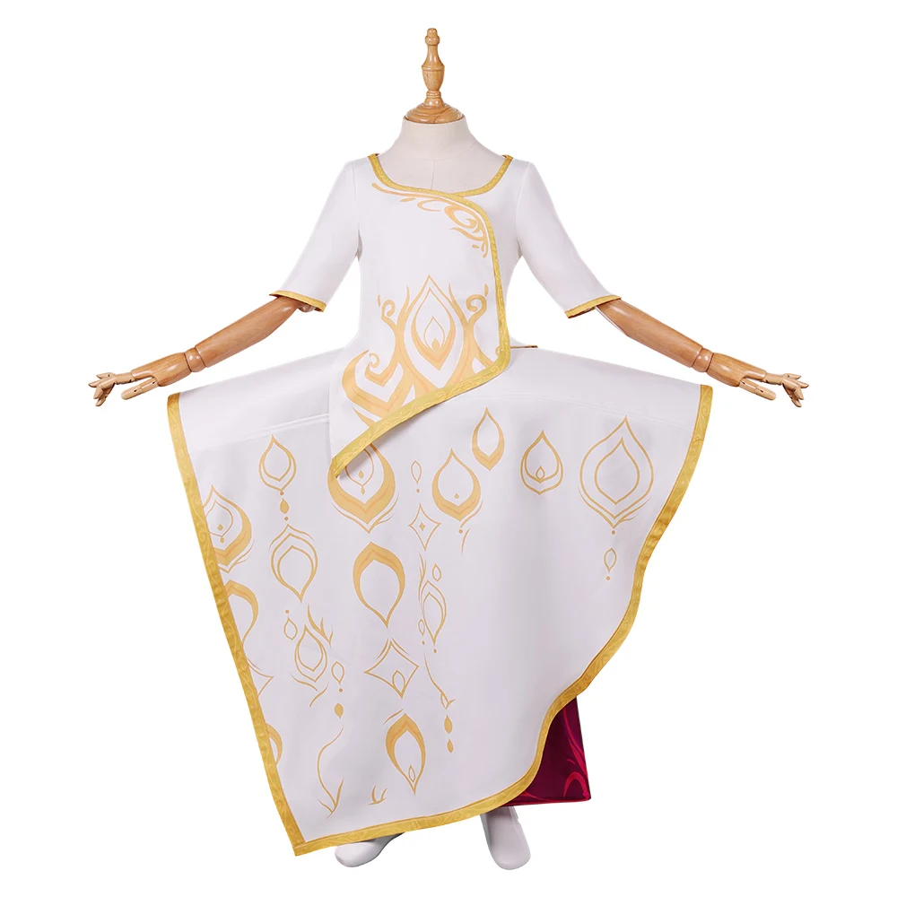 Ellian Cosplay Princess Costume Anime Spell Cartoon Bound Fantasia Kids Girls Tops Skirt Outfits Halloween Carnival Party Suit