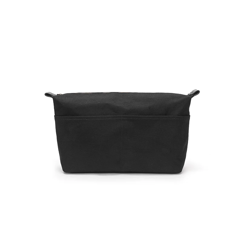 Canvas liner bag Zipper handbag Middle bag Sorting inner bag Storage bag Multi functional cosmetic bag