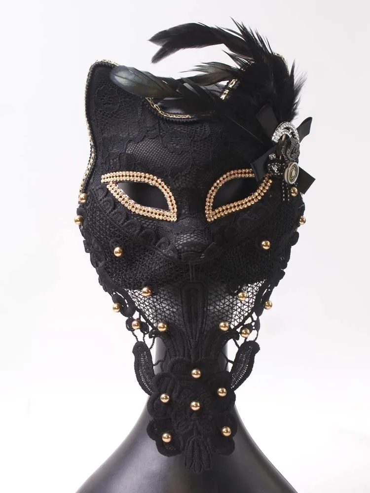 

Mask Female Singing Adult Fake Veil Suitable for Halloween Masquerade Full Face Stage Retro Party Performance Bar Decorations1Pc