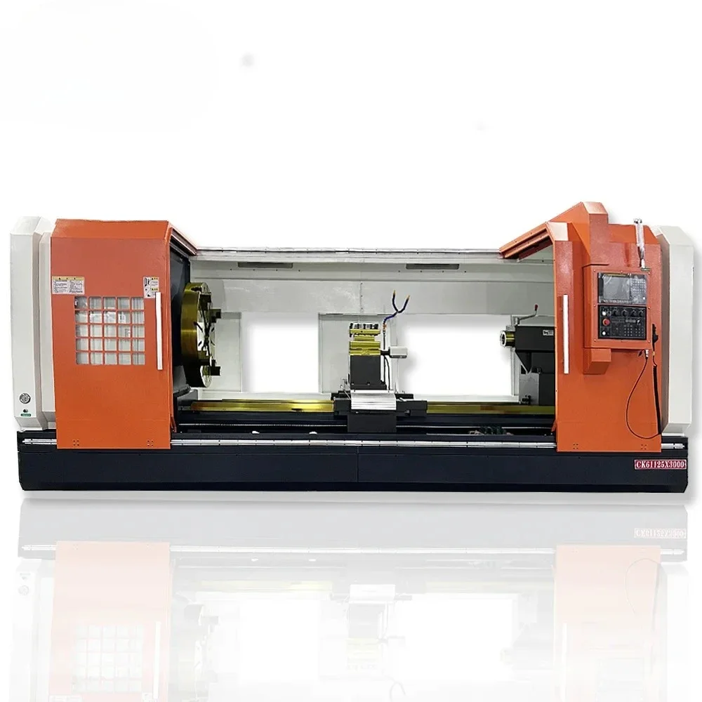 Heavy Duty Metal Cnc Lathe Machine Ck61100 Turning Metal Machine Torno CNC Manual 3 Gear Position 3000mm Processing Length