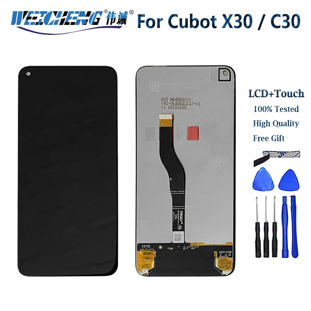 6.4 inch New Original Display For Cubot X30 LCD Display+Touch Screen Digitizer Assembly Replacement For Cubot C30 LCD Screen